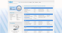 Desktop Screenshot of eltiempo.telpin.com.ar